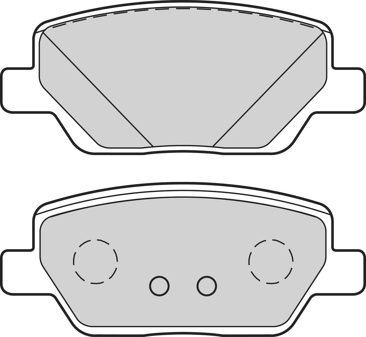 BRAKE PADS FIRST FIAT TIPO ESTATE RR